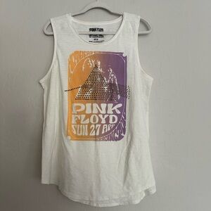 Lucky Brand Pink Floyd Graphic Tee Tank with Metal accents Women’s Size XL